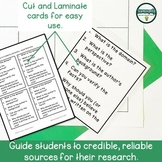 Informative Writing - Developing Research Skills & Collecting Credible Resources